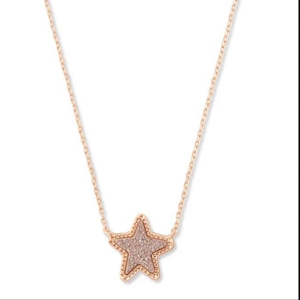 Kendra Scott Rose Gold Star Necklace